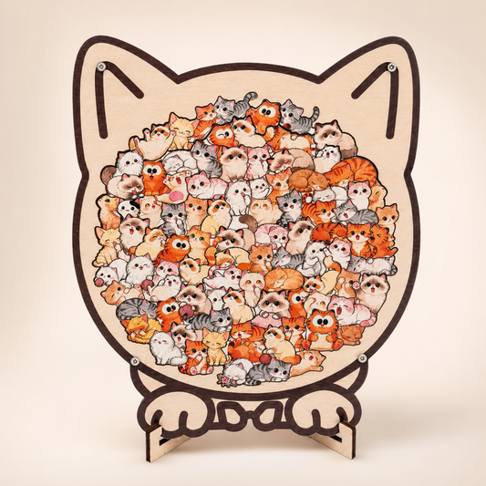 Puzzle de Animales Tiernos Antiestrés